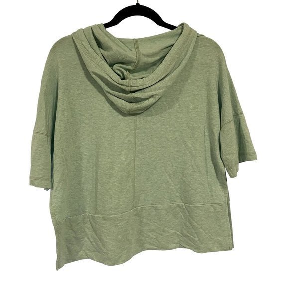 Calia by Carrie Underwood Effortless Short Sleeve Hoodie Pullover Mint Green M - Picture 7 of 9